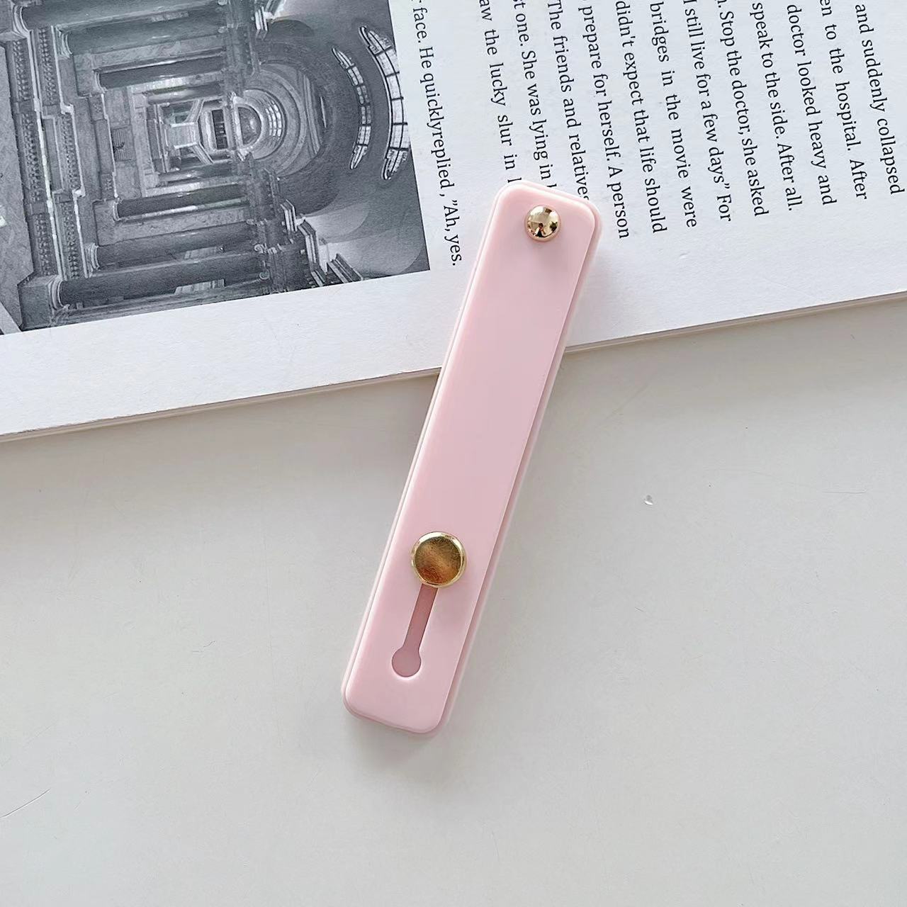 Phone Case Wristband Ring Stand Back Strap Holder Universal Protective Cover Bracket Foldable Lazy Use