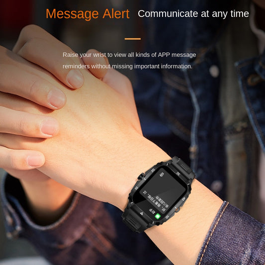 KT71 smartwatch 3-meter deep waterproof heart rate and blood pressure outdoor three proof sports Bluetooth call watch