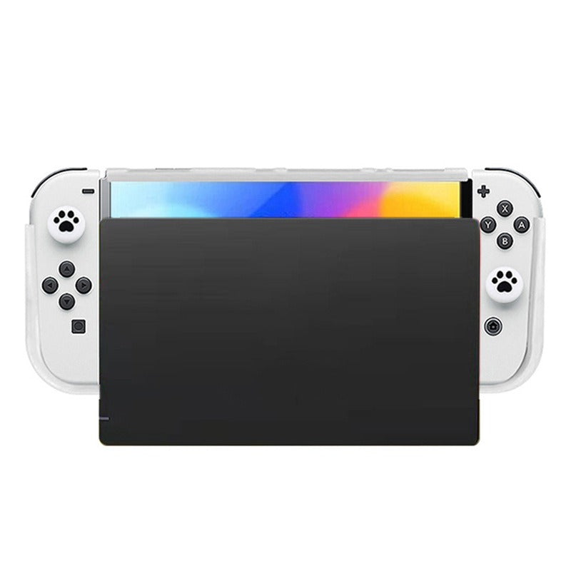 Suitable for Switch OLED new TPU protective case with card box storage NS host protective cover dual card slot