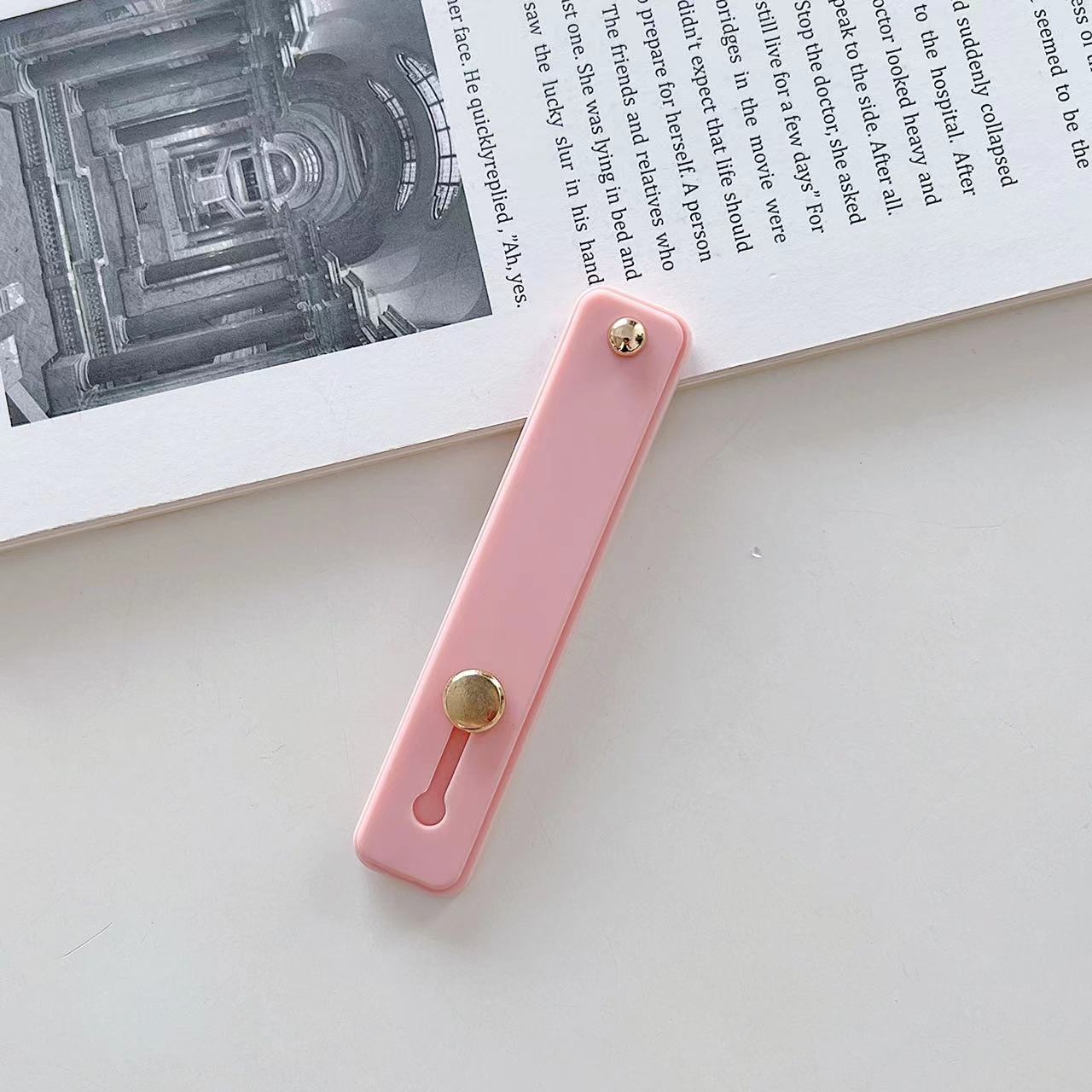 Phone Case Wristband Ring Stand Back Strap Holder Universal Protective Cover Bracket Foldable Lazy Use