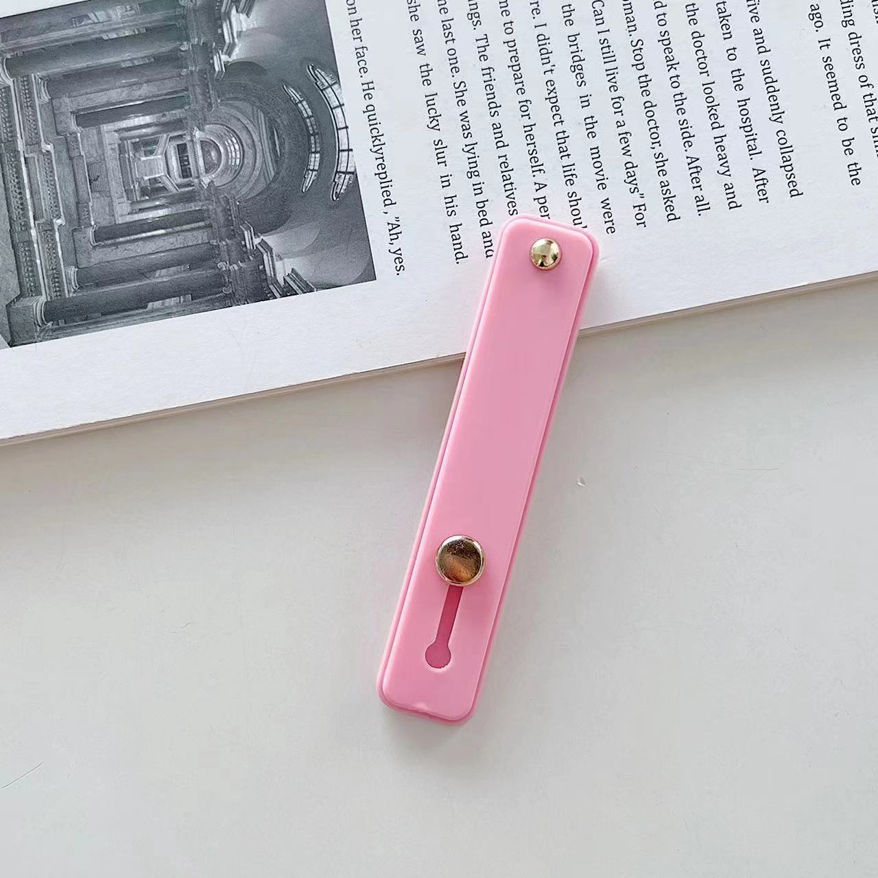 Phone Case Wristband Ring Stand Back Strap Holder Universal Protective Cover Bracket Foldable Lazy Use