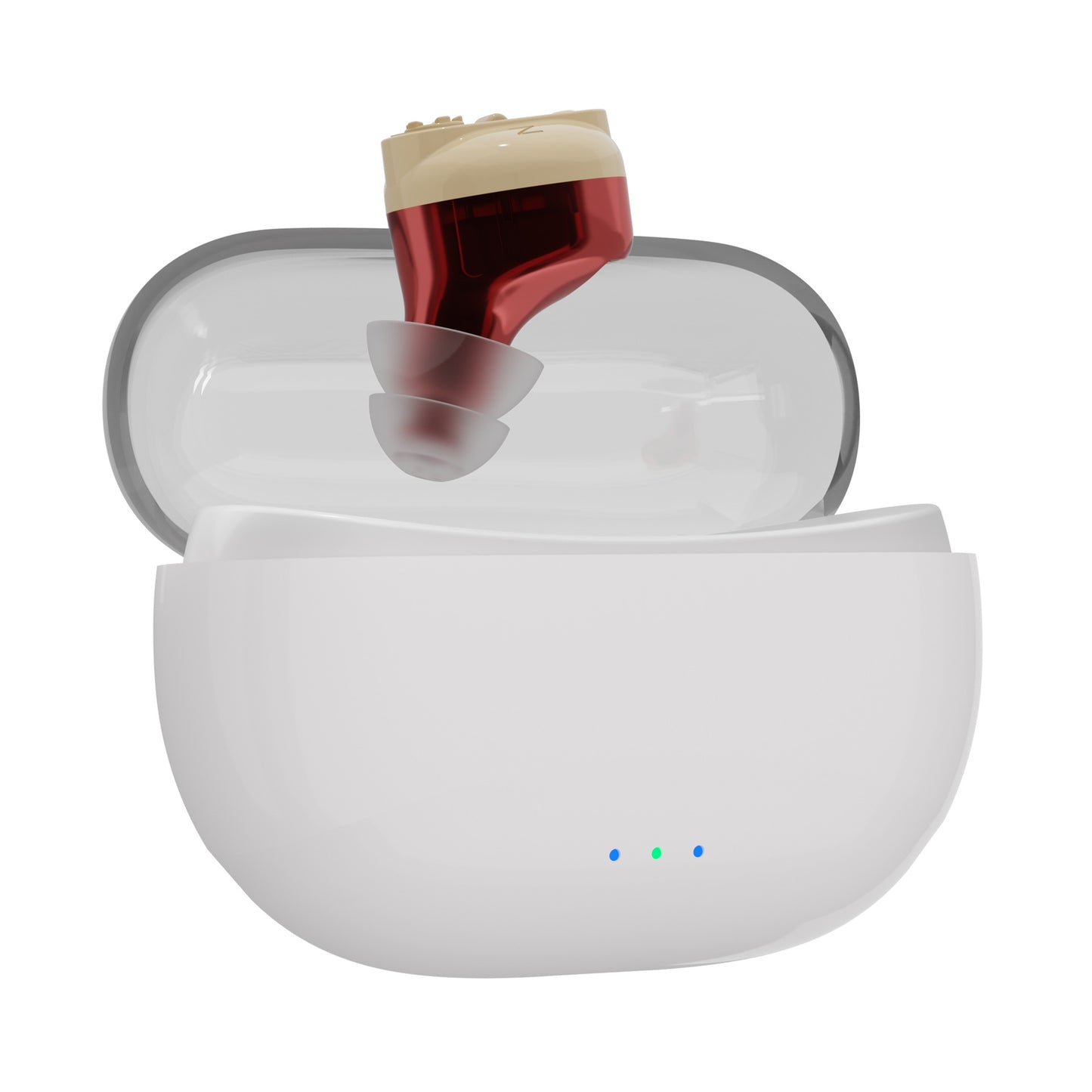 Portable Hearing Aid for Elderly - Rechargeable In-Ear Sound Amplifier, Hearing Assistance Device Accessories