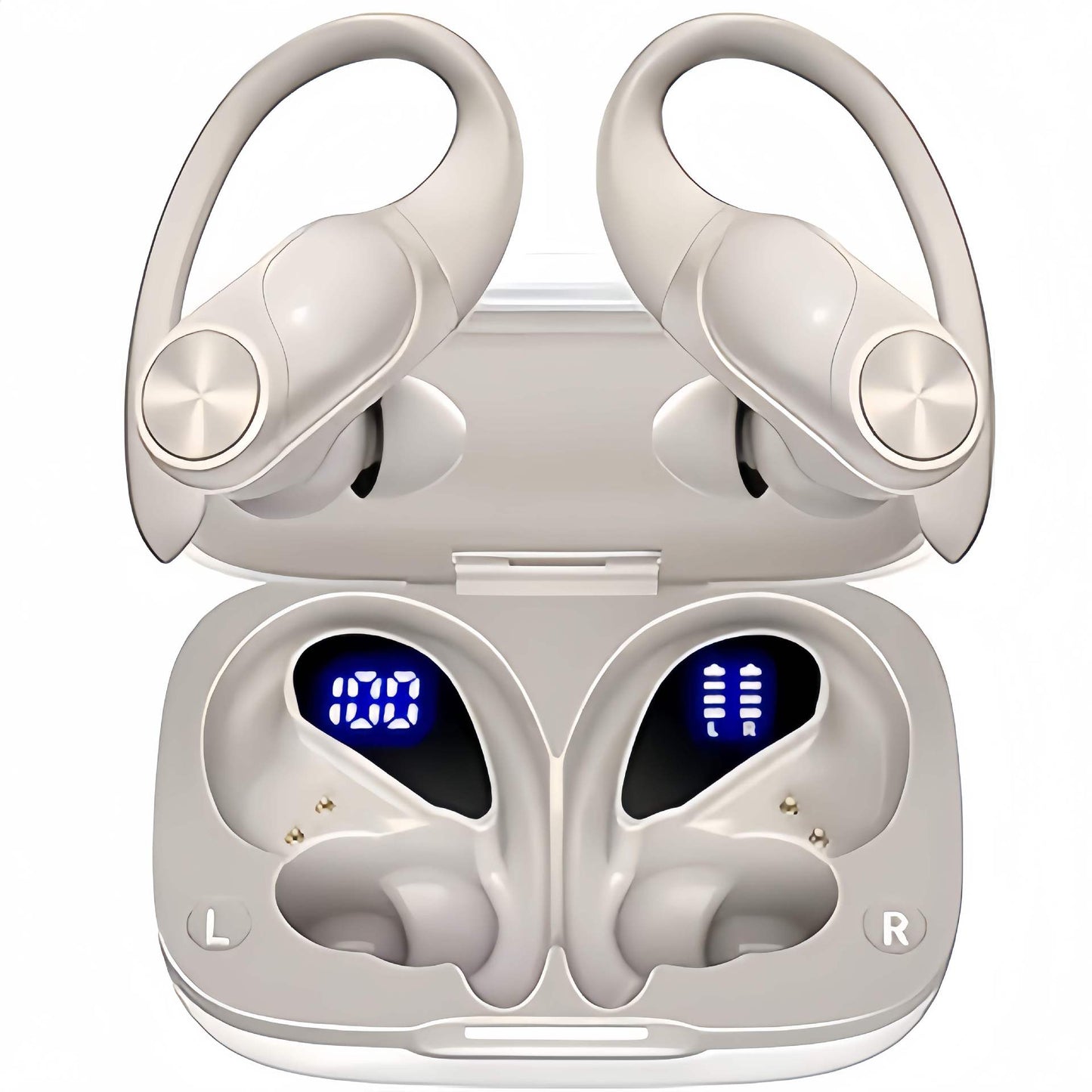 Wireless Bluetooth Long Range Sports Running Noise cancelling Earbuds