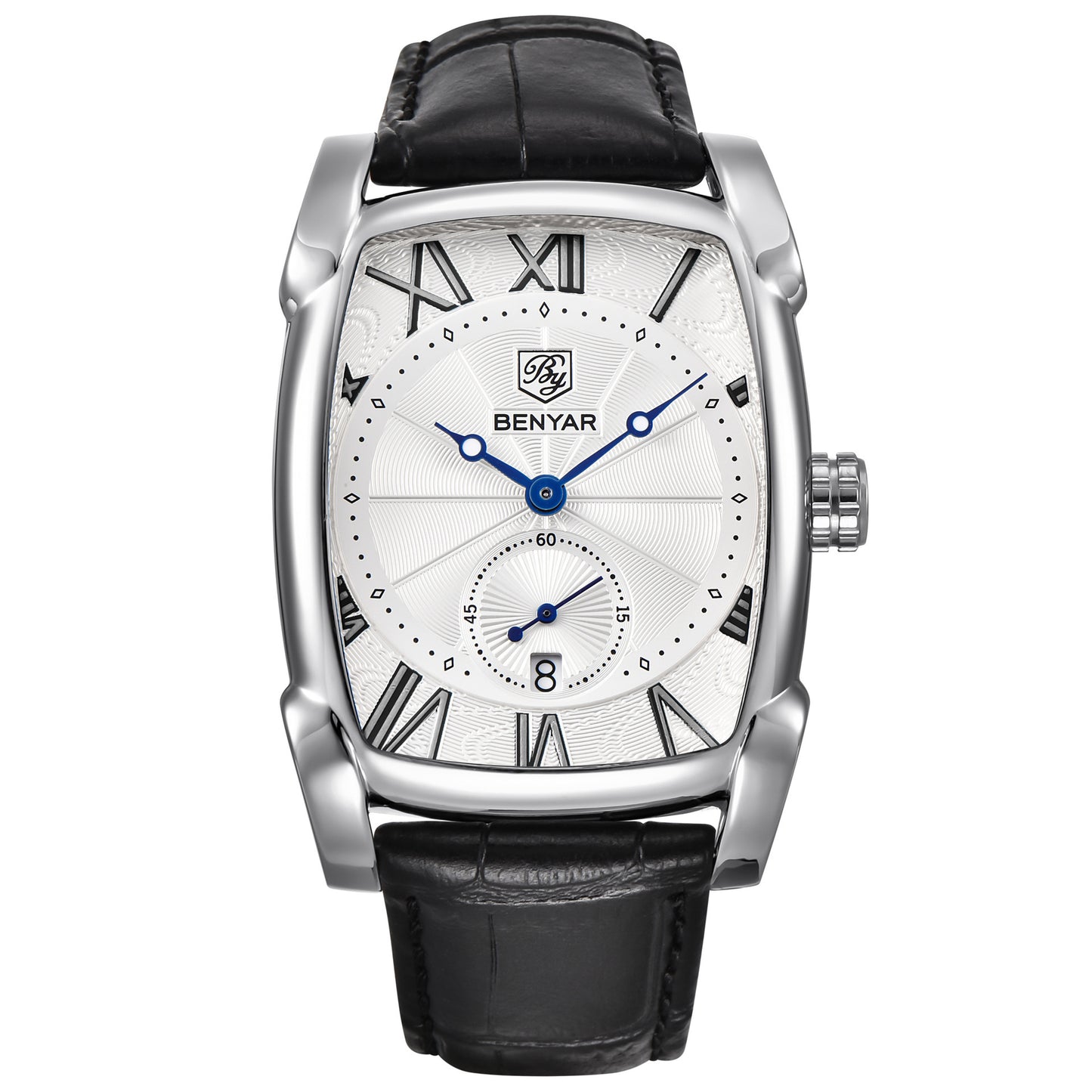 Leisure waterproof genuine leather watch