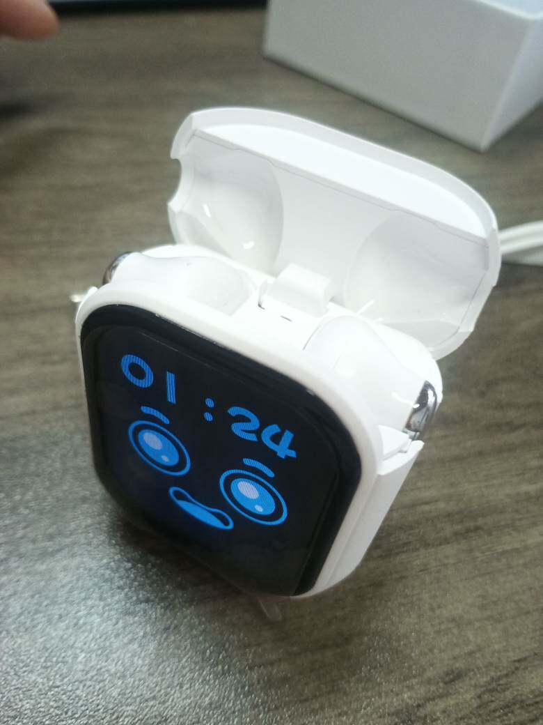 Wireless Bluetooth Earphones with LCD Color Screen, ANC Noise Cancelling, Low Power Consumption, Bluetooth 5.4, Sport Bluetooth Earphones